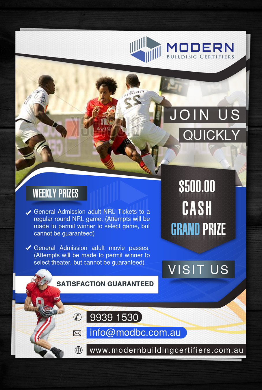 Flyer Design by ESolz Technologies for Modern Building Certifiers | Design #3140830