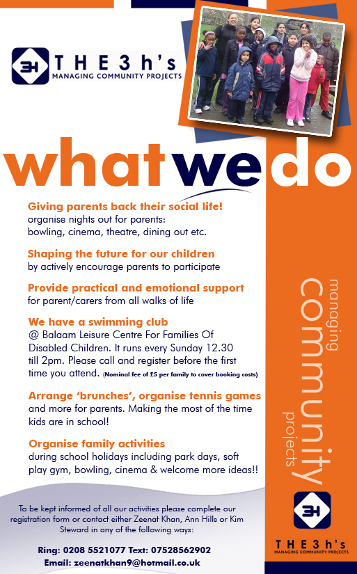 Flyer Design by JB for The 3 h's Managing Community Projects | Design #70020