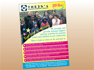 Flyer Design by Heyoka Design for The 3 h's Managing Community Projects | Design #69722