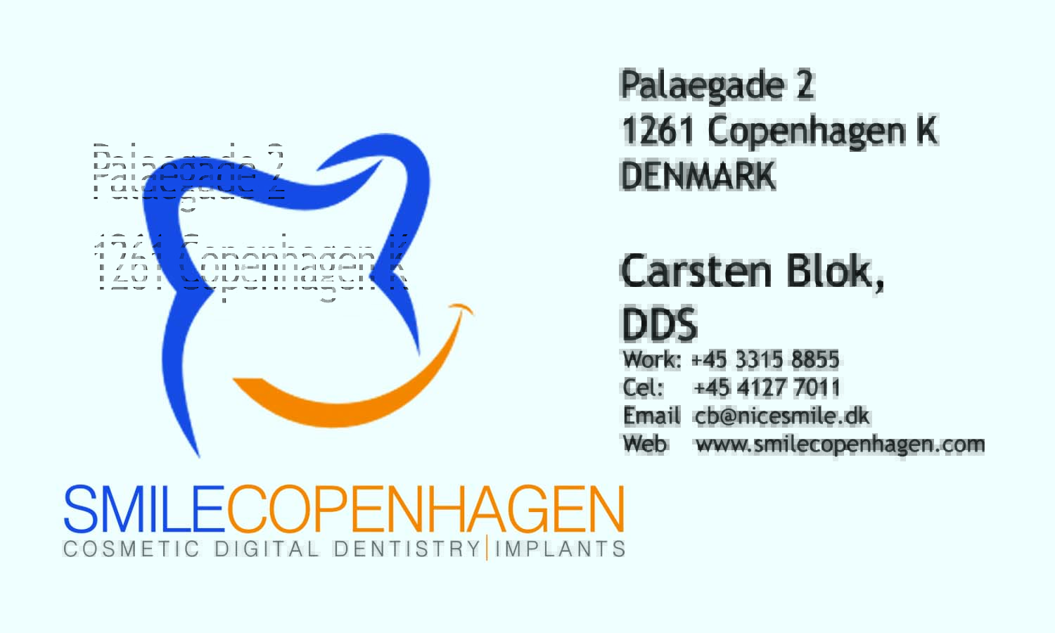 Design de Carte de Visite par dsandhu.design pour Smilecopenhagen | Design #3183851