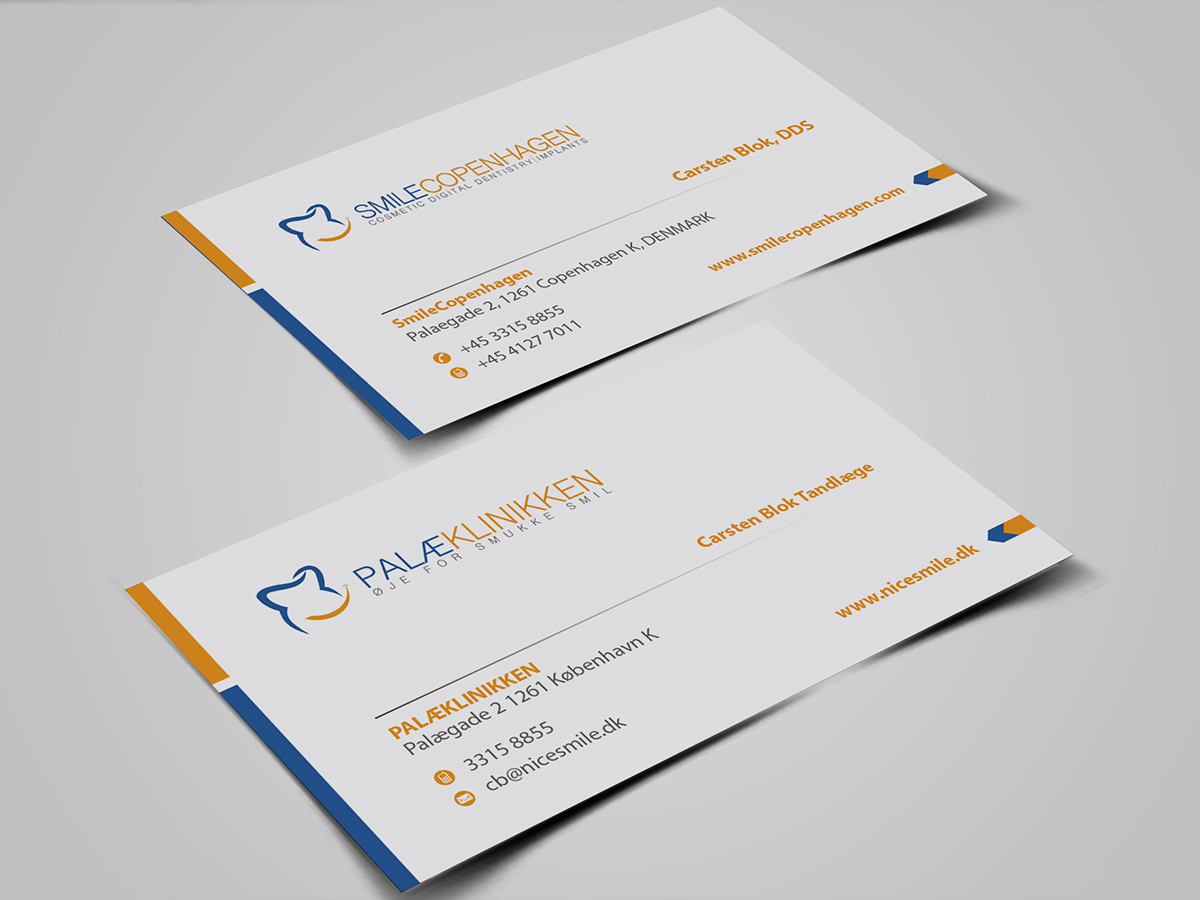 Business Card Design by BrandWar for Smilecopenhagen | Design #3129857