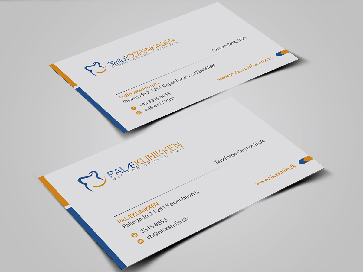 Business Card Design by BrandWar for Smilecopenhagen | Design #3134965