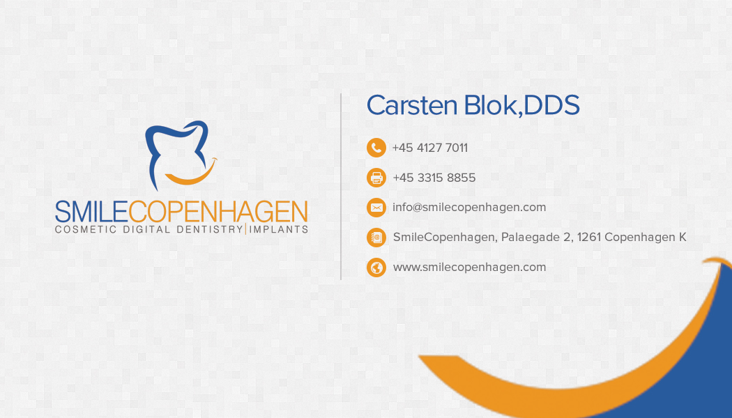 Diseño de Tarjeta de Presentación por TechWise para Smilecopenhagen | Diseño #3137798
