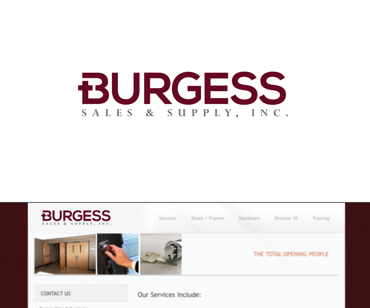Diseño de Logo por Mahtava Design para Burgess Sales & Supply, Inc. | Diseño #3230081