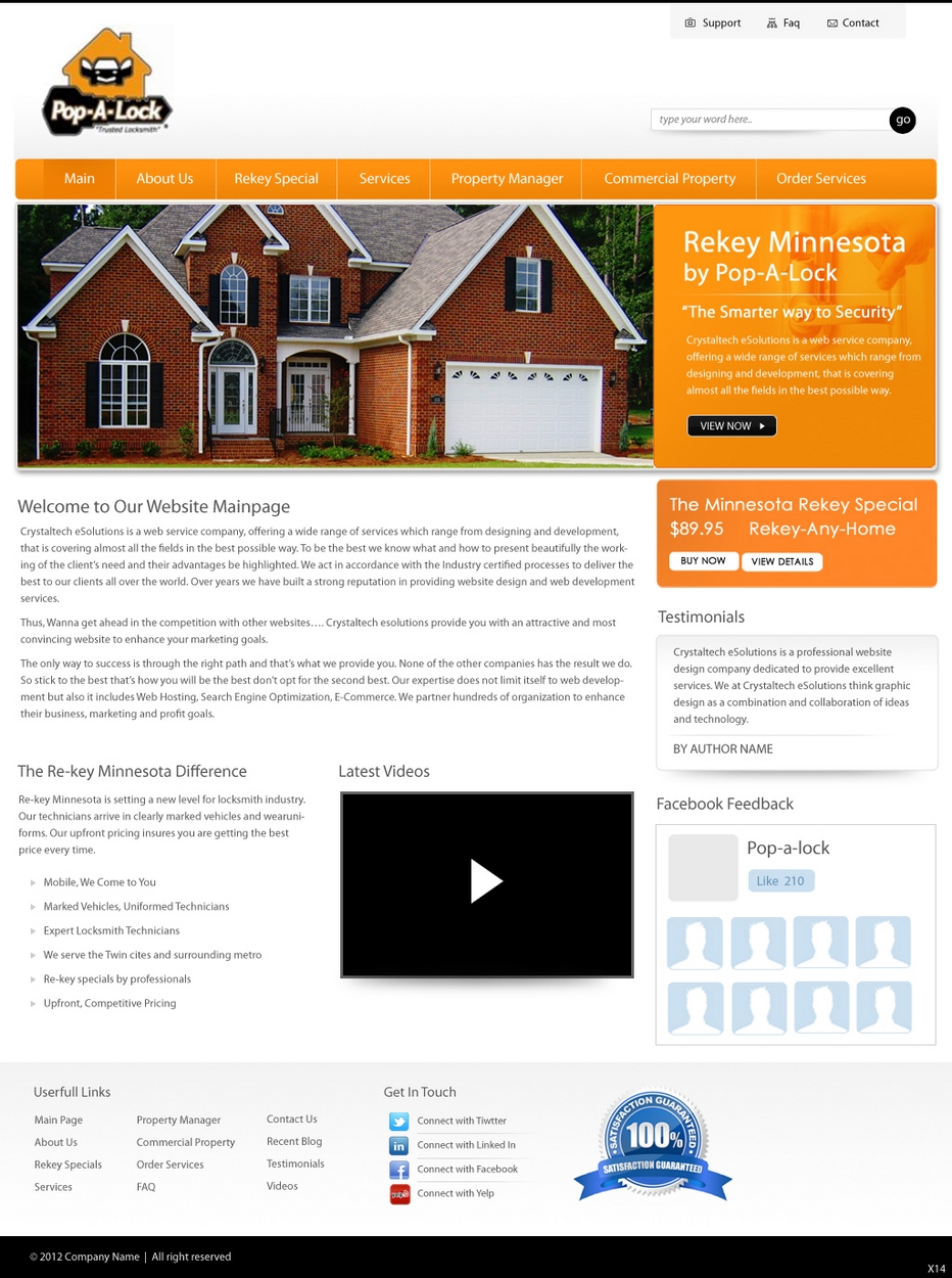 Web Design by pb for this project | Design #770559