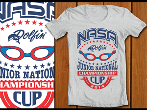 NASA/Dolphin Championship Meets | Logo Design by denuj