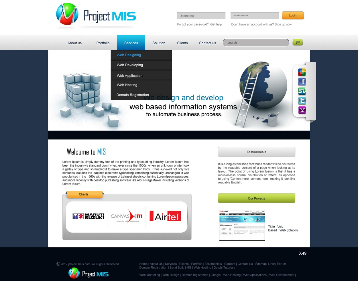 Web Design par pb pour ce projet | Design #779783