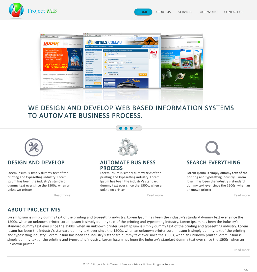 Web Design par pb pour ce projet | Design #781820