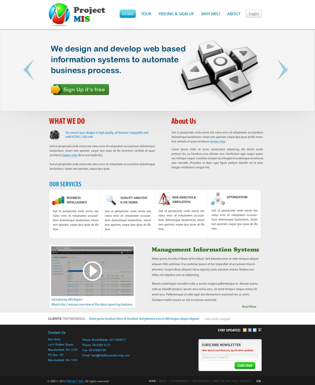 Web Design by pb for this project | Design #788100