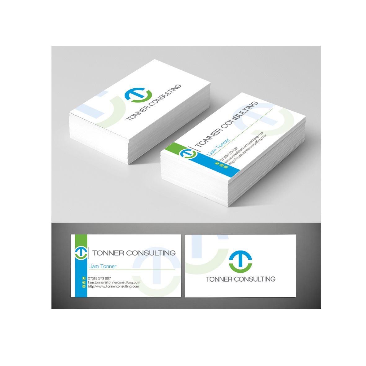 Business Card Design by Harshan for Tonner Consulting Ltd | Design #3182529