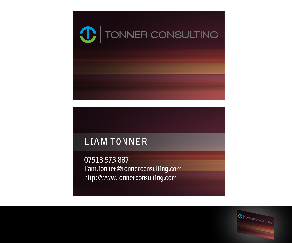 Business Card Design by LMC GRAPHICS for Tonner Consulting Ltd | Design #3133458