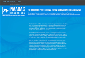 Non-profit for Addiction Counselors Needs Flyer & PowerPoint Slide Template for Learning Collab | Diseño Gráfico por an3