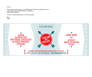 Signage for events and farmers market for Chocolate company. 