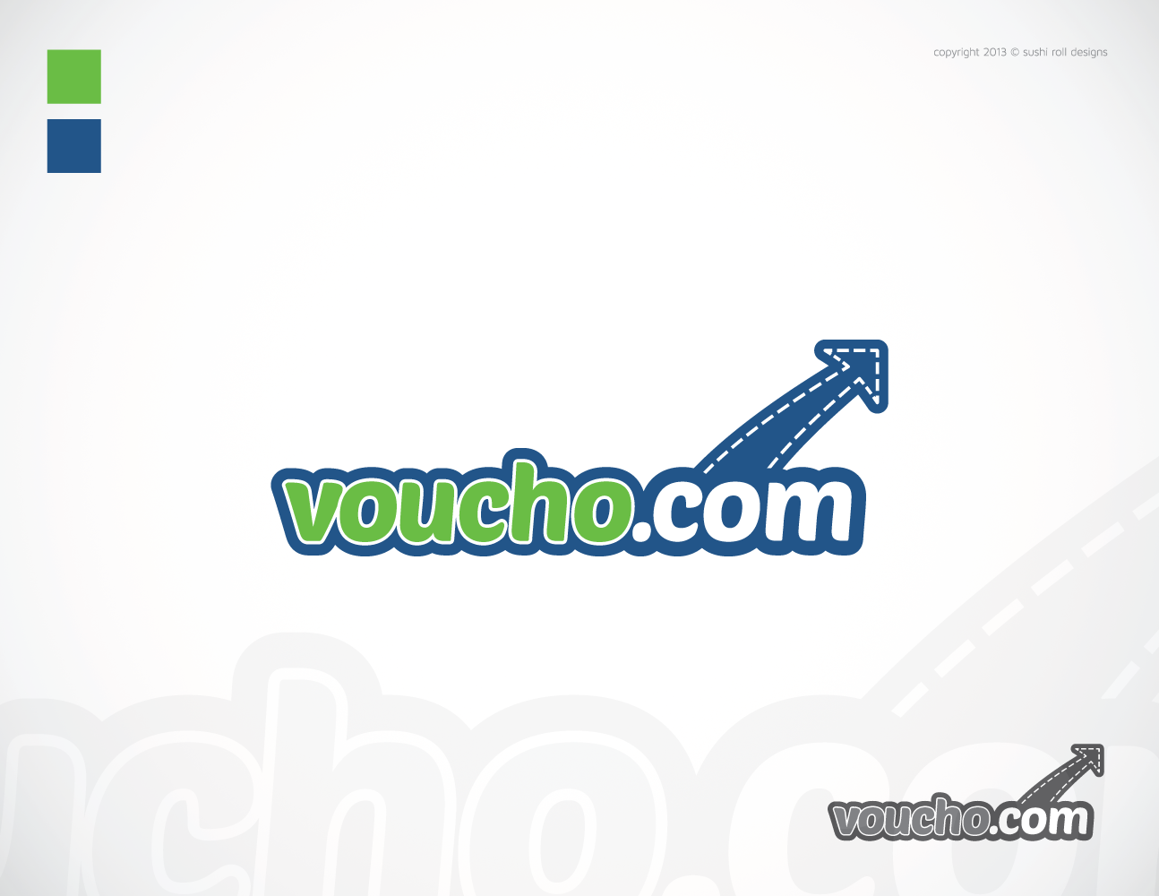 Logo Design by Sushi Roll Designs for Voucho UG | Design #3144986