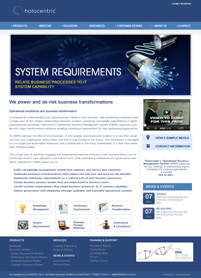 Diseño Web por rajesh prn para este proyecto | Diseño #767218