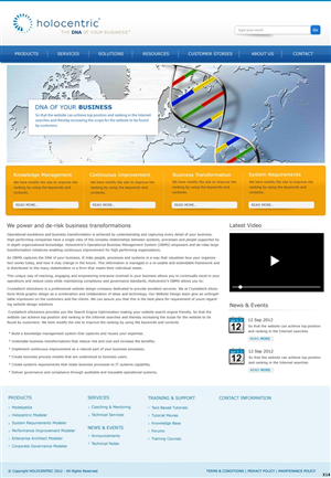 Web Design by pb for this project | Design: #768895