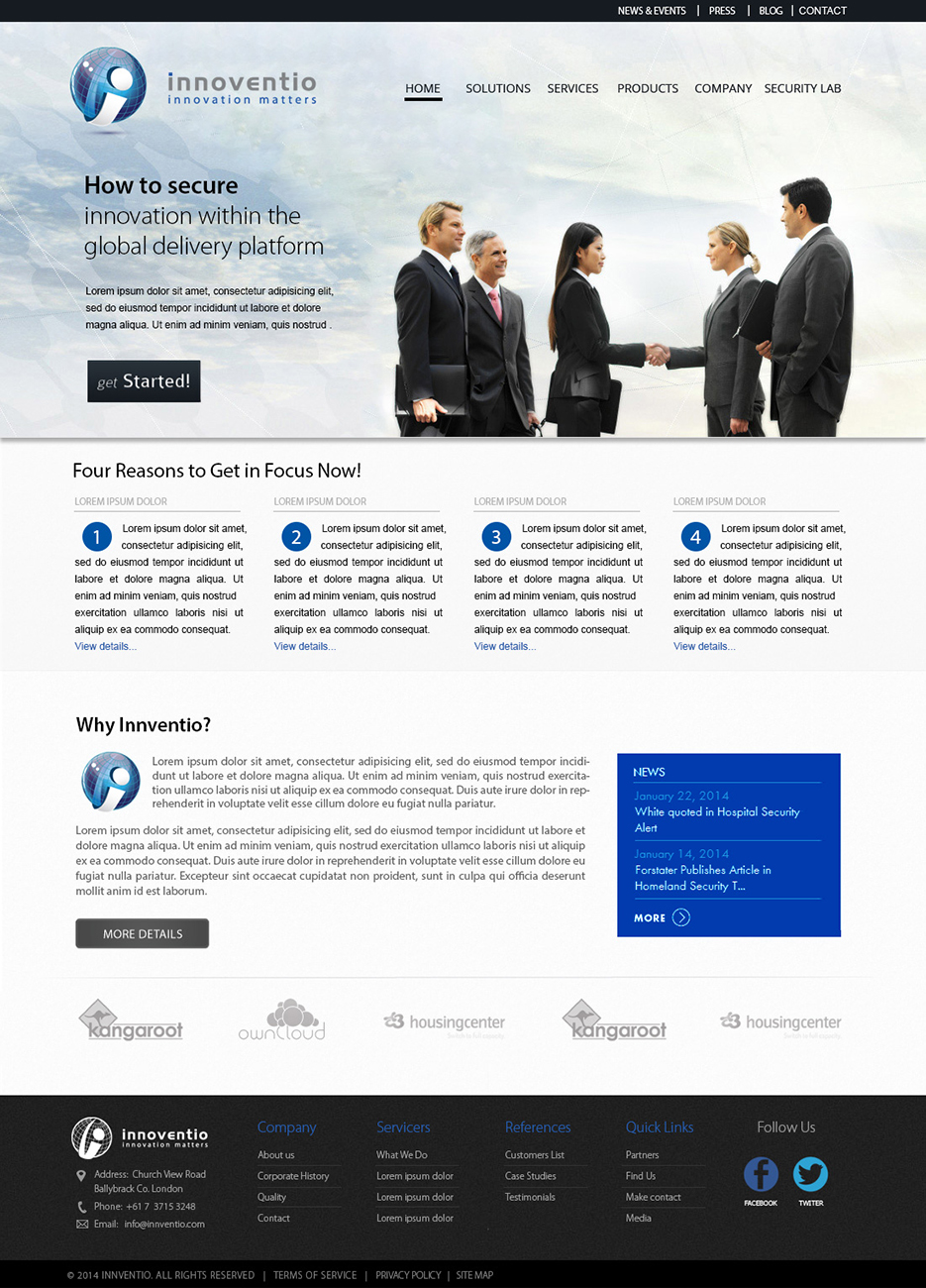 Wordpress Design by NABS DESIGN for this project | Design #3148190