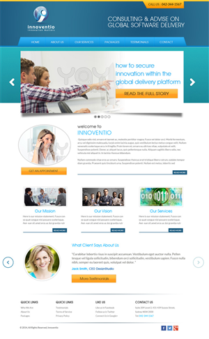 Wordpress Design by Expert Designer for this project | Design #3140531