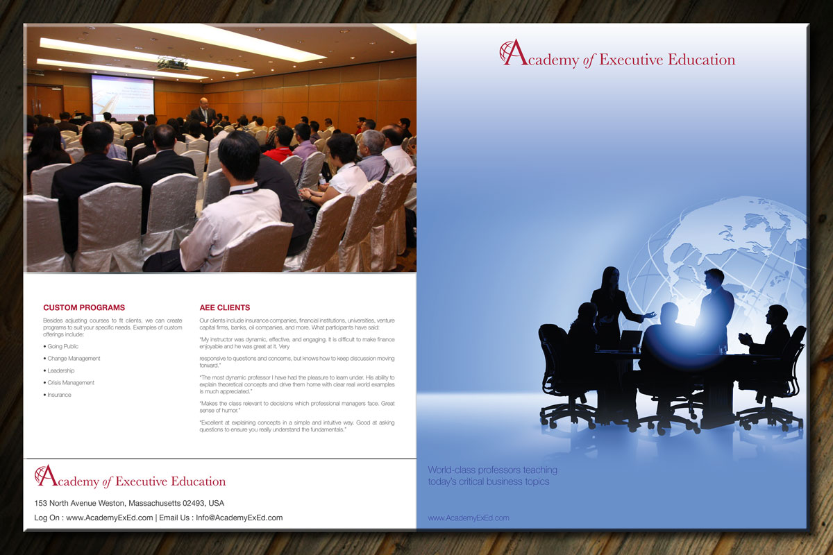 Diseño de Brochure por theblueart para este proyecto | Diseño #3138237