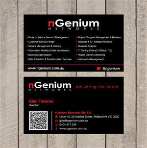 Business Card Design Project - Technology Solutions & Services | Visitenkarten-Design von MPStudio