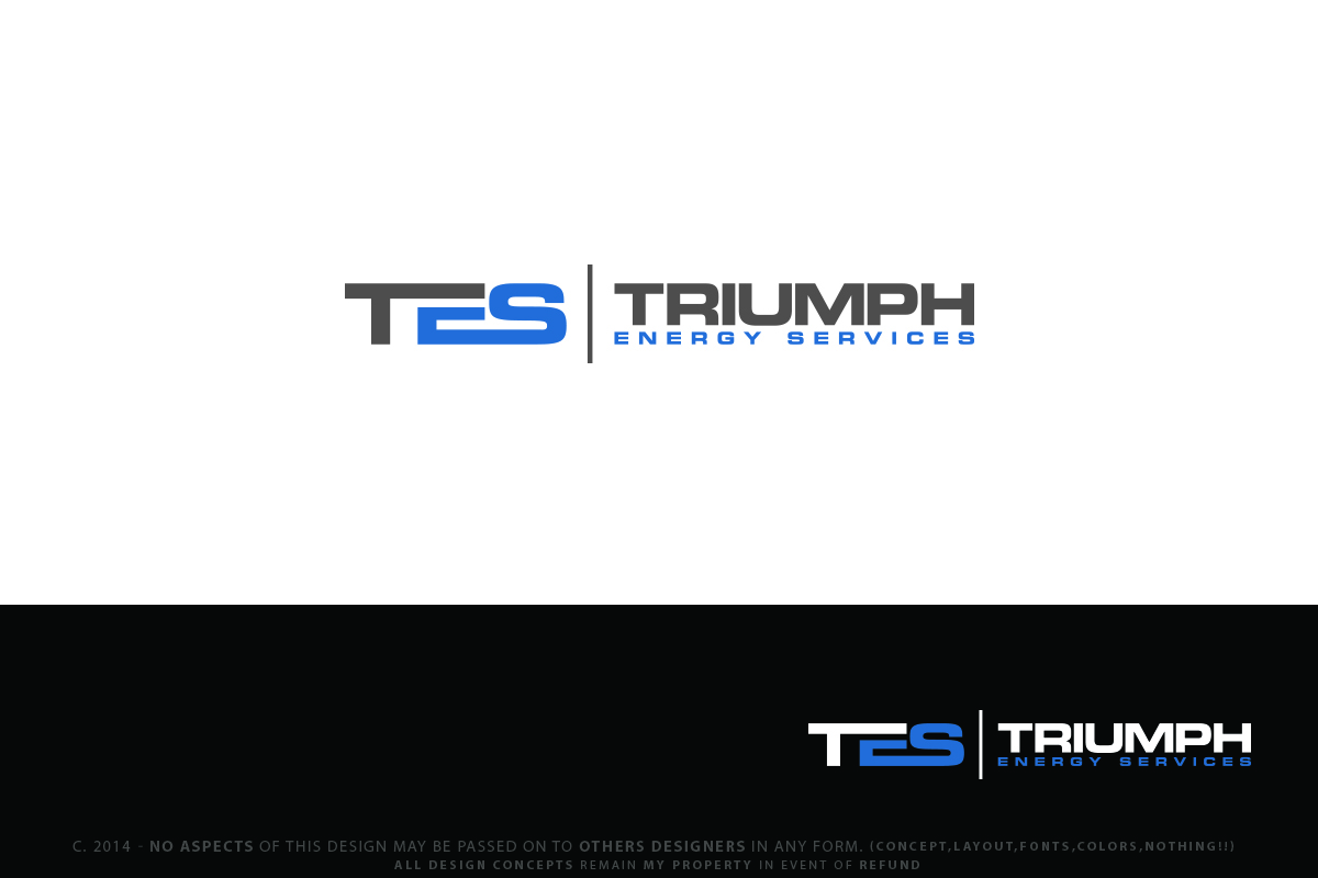 Logo Design by Senseless for Triumph Energy Services | Design #3139185