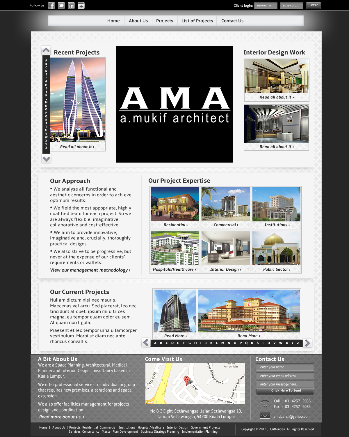 Web Design by J.Crittenden for this project | Design #788679