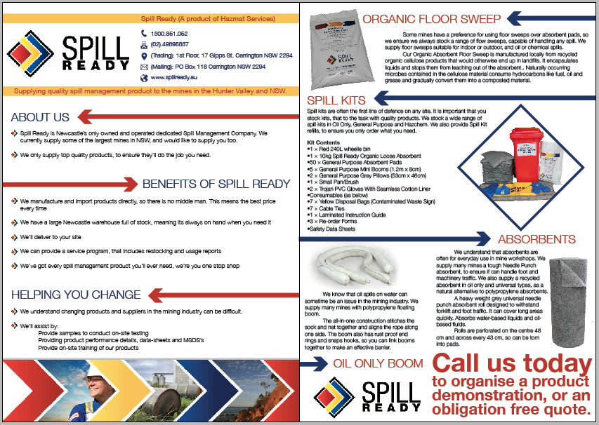 Flyer Design by brittanylee77 for Spill Ready | Design #3198591