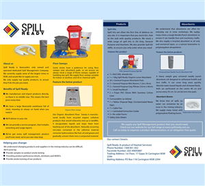 Flyer Design by 7528 for Spill Ready | Design: #3191350