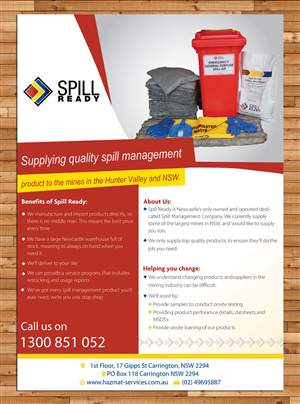 Flyer Design by Sbss for Spill Ready | Design: #3149284