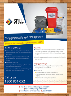Flyer Design by Sbss for Spill Ready | Design: #3149285