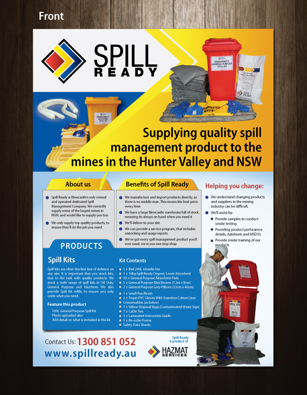 Flyer Design by meet007 for Spill Ready | Design #3144914