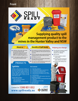 Flyer Design by meet007 for Spill Ready | Design: #3144914
