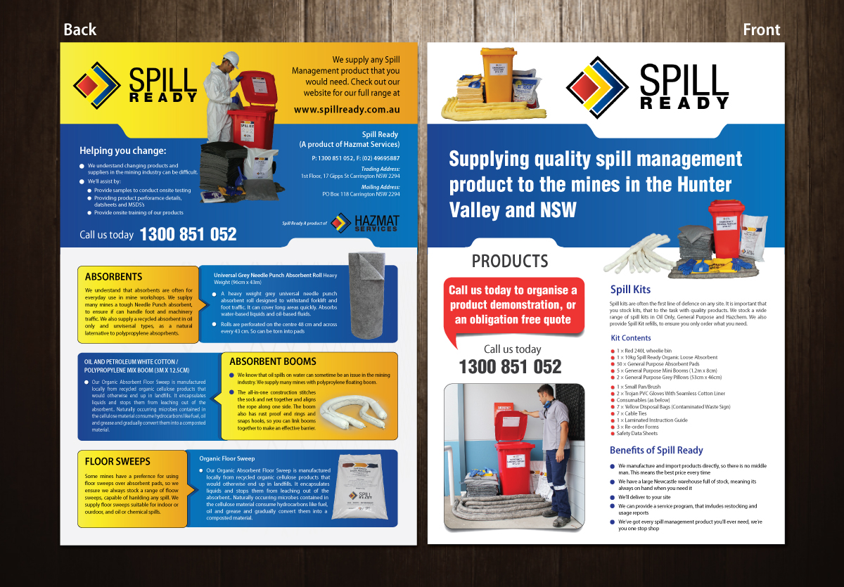 Flyer-Design von meet007 für Spill Ready | Design #3174763