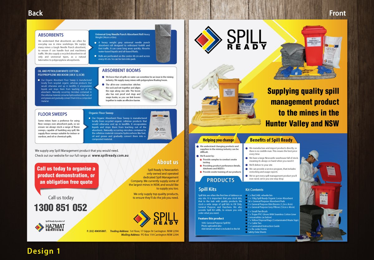 Flyer-Design von meet007 für Spill Ready | Design #3219257