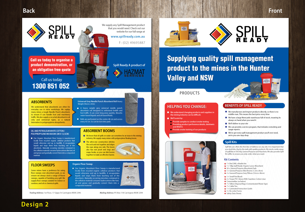 Flyer-Design von meet007 für Spill Ready | Design #3226009