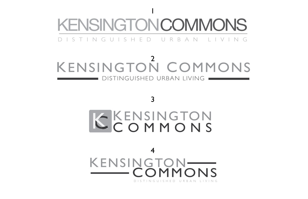 Logo Design by ValerieLF9 for Kensington Commons | Design #3140461