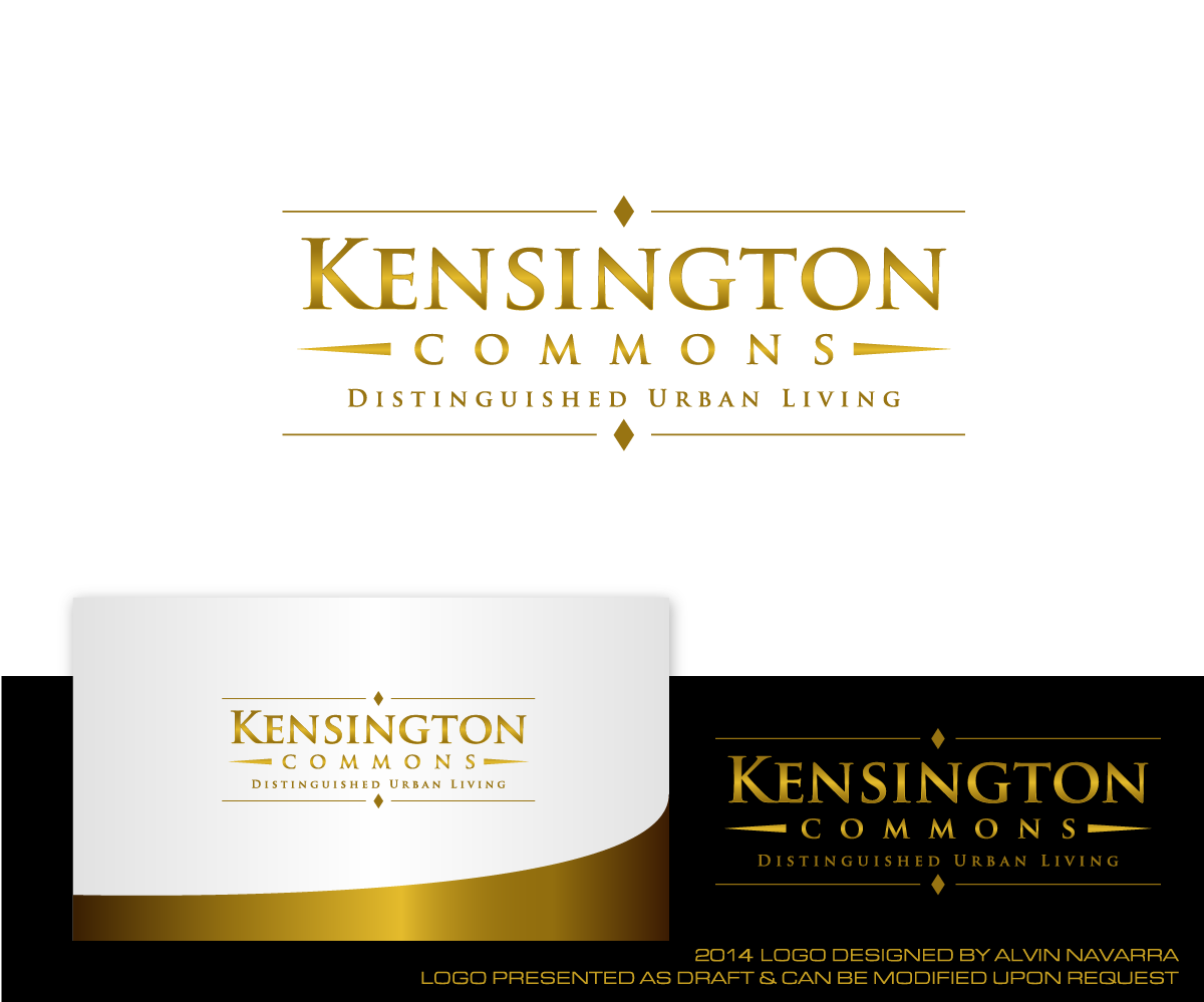 Logo Design for Kensington Commons by alvinnavarra Design 3147522
