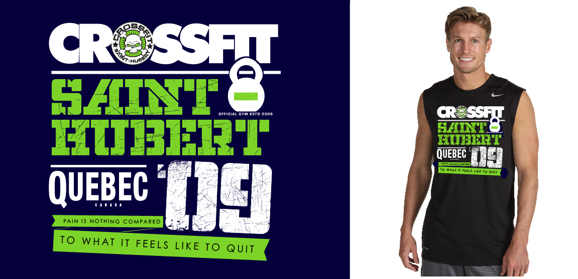 Design de T-shirt par VisualsByUS.com pour CrossFit Saint-Hubert | Design #3162951