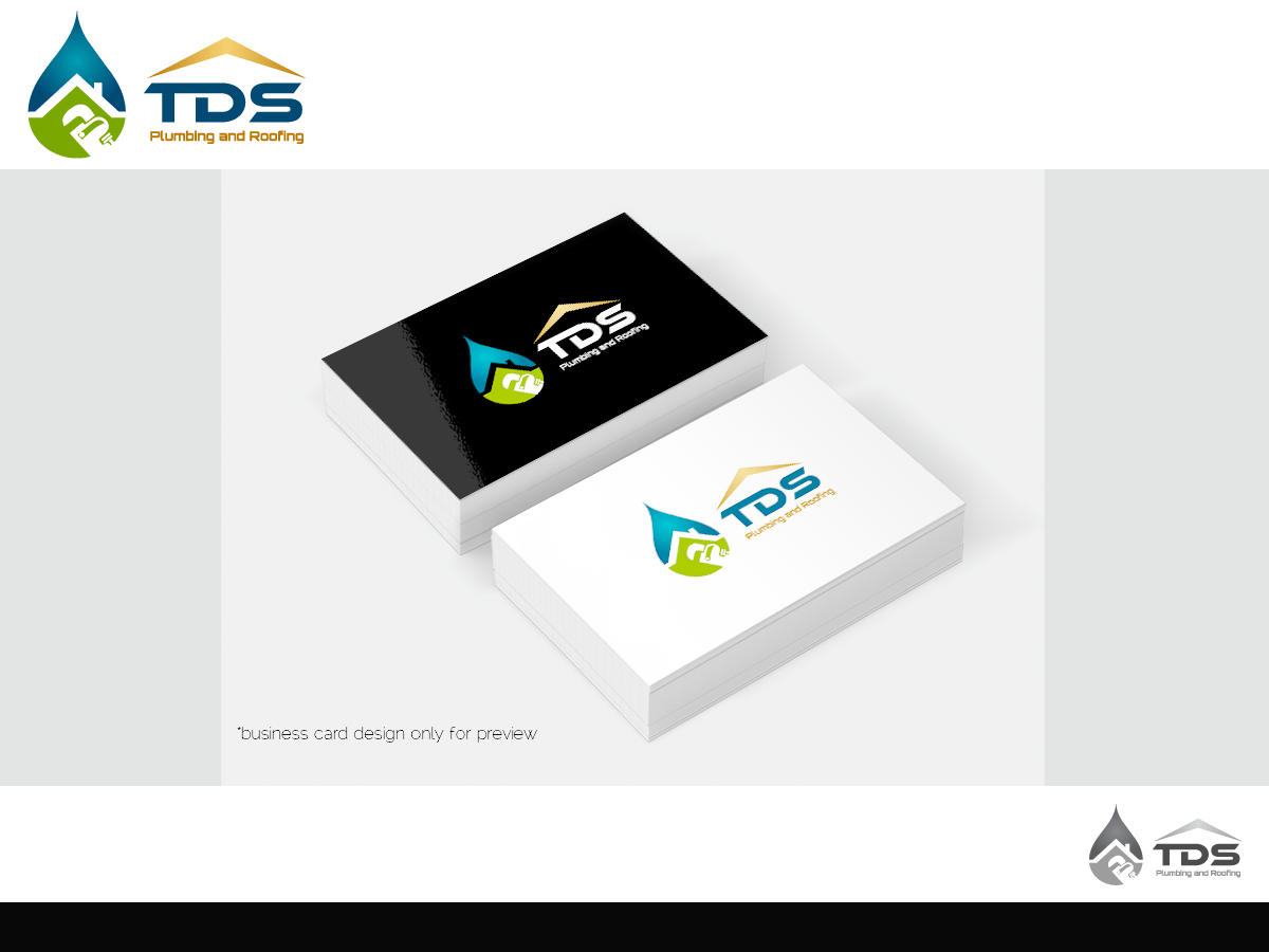 Logo Design by Anyl Thapa for TDS Plumbing and Roofing | Design #3180828