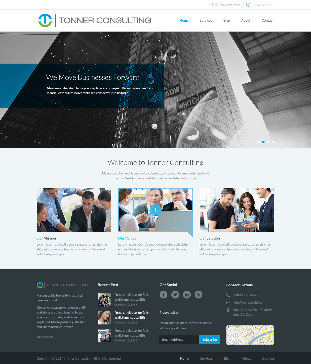 WordPress-Design von Emmanuel für Tonner Consulting Ltd | Design #3232324