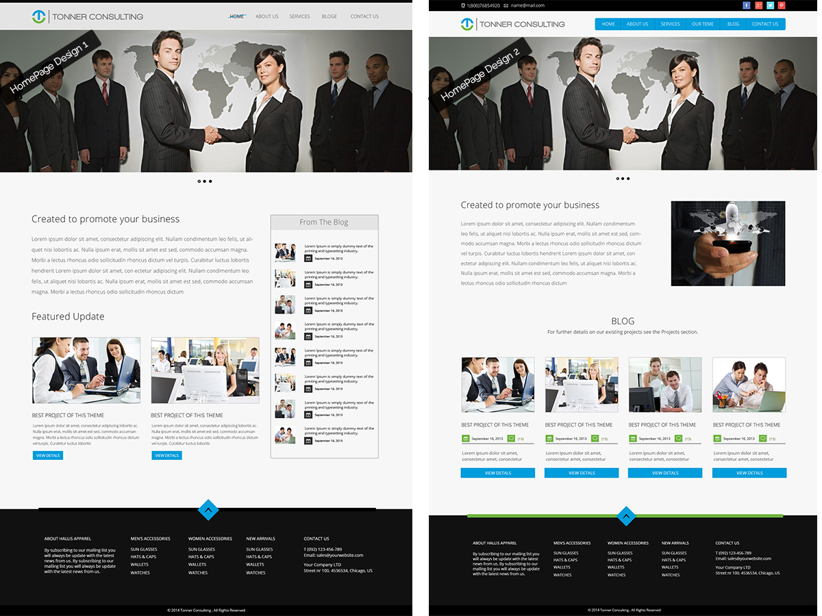 Wordpress Design by uniquetribe for Tonner Consulting Ltd | Design #3272589