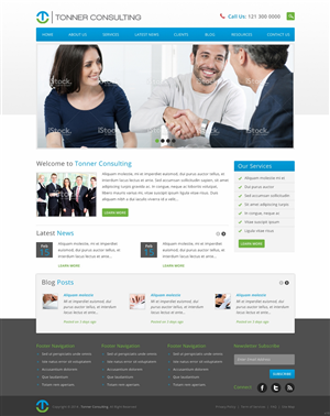 Design Wordpress par pb pour Tonner Consulting Ltd | Design : #3152308