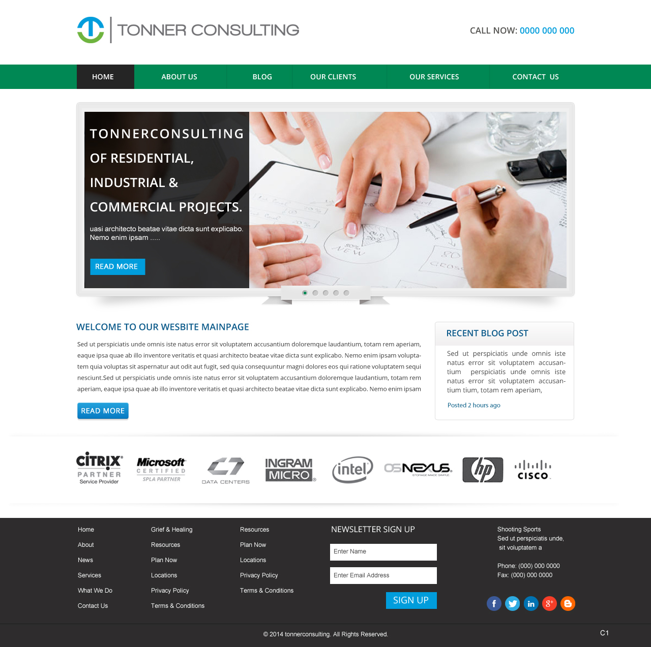 Wordpress Design by pb for Tonner Consulting Ltd | Design #3152309