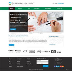 Design Wordpress par pb pour Tonner Consulting Ltd | Design : #3152309
