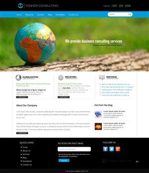 Design Wordpress par pb pour Tonner Consulting Ltd | Design : #3152318
