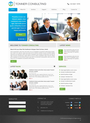 Design Wordpress par pb pour Tonner Consulting Ltd | Design : #3152404