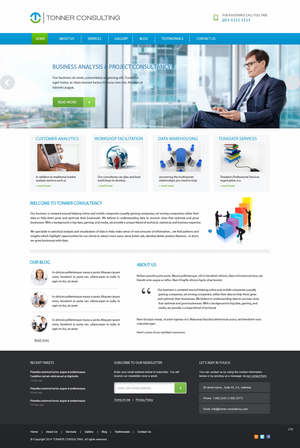 Wordpress Design by pb for Tonner Consulting Ltd | Design #3152407