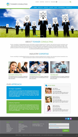 Wordpress Design by pb for Tonner Consulting Ltd | Design: #3152411