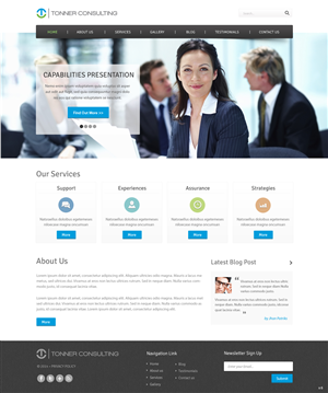 Wordpress Design by pb for Tonner Consulting Ltd | Design: #3154302