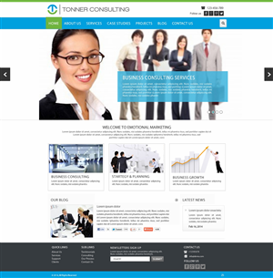 Wordpress Design by pb for Tonner Consulting Ltd | Design: #3161961